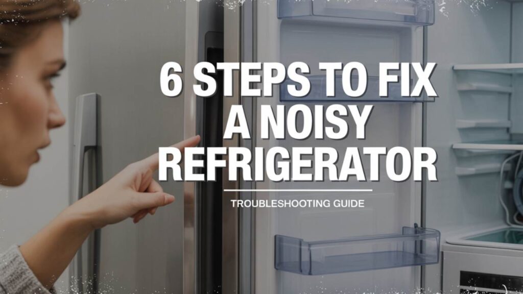6 Steps to Fix a Noisy Refrigerator | Troubleshooting Guide